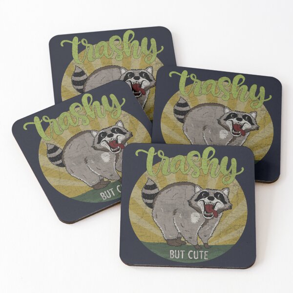 Item preview, Raccoon - Trashy but cute designed and sold by ValentinaHramov.