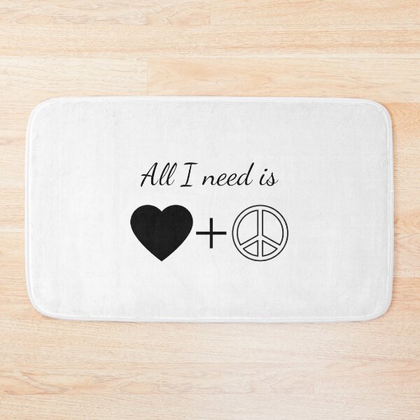 Item preview, peace and love designed and sold by JokesAndFun.