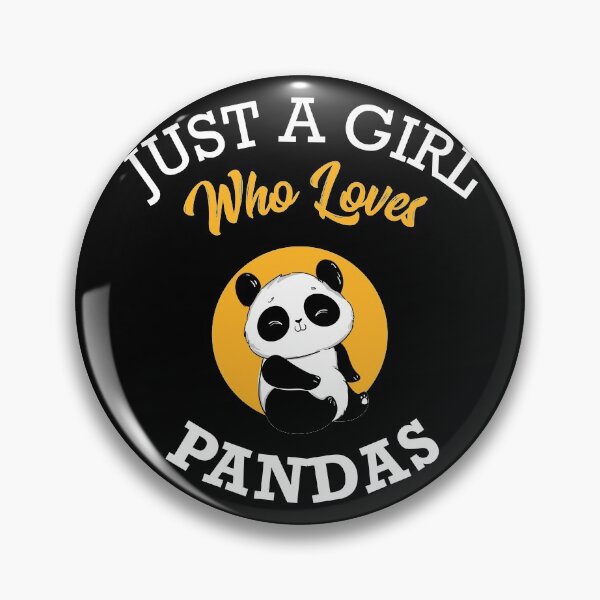 Item preview, Just A Girl Who Loves Pandas Funny Panda Lover Gift designed and sold by saadtraibiz.