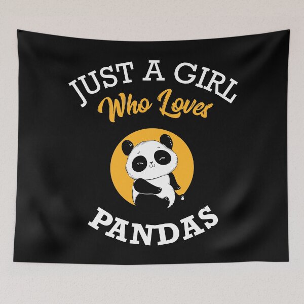 Item preview, Just A Girl Who Loves Pandas Funny Panda Lover Gift designed and sold by saadtraibiz.