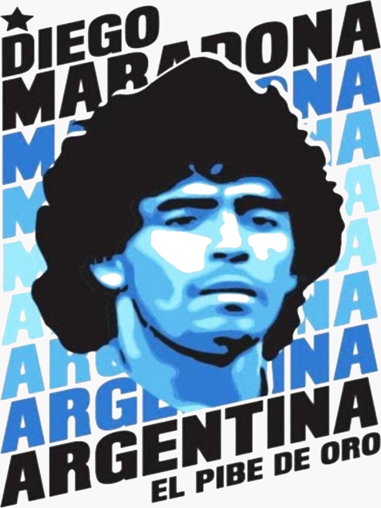 Diego Maradona Legend Rip 1960 2020 Sticker By Beatbook Redbubble