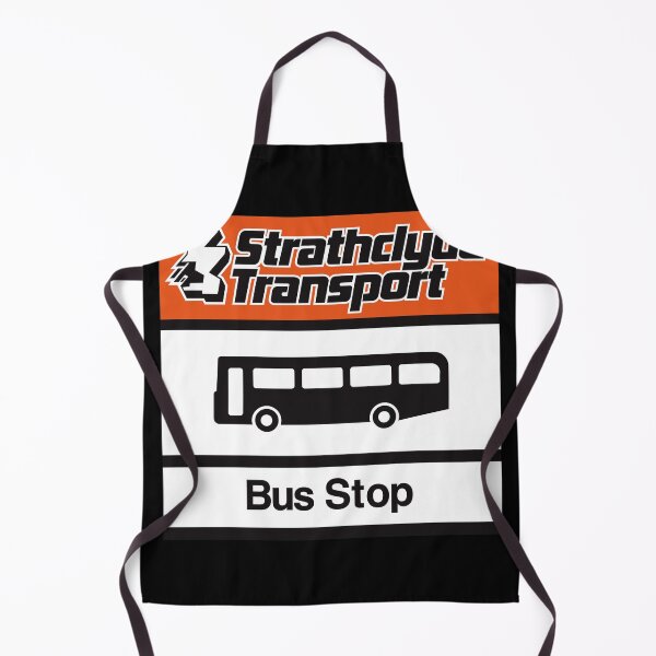 Item preview, Bus Stop Strathclyde Transport, Retro Signage Sign Vintage, 80s, 90s, designed and sold by BFXIII.