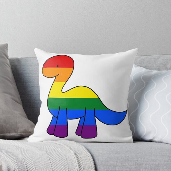 Item preview, Gay MLM Pride Dino designed and sold by vanillagutz.