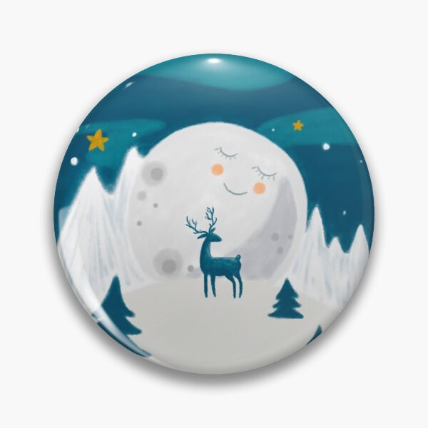 Item preview,  Magic winter night in the forest designed and sold by julswonderland.