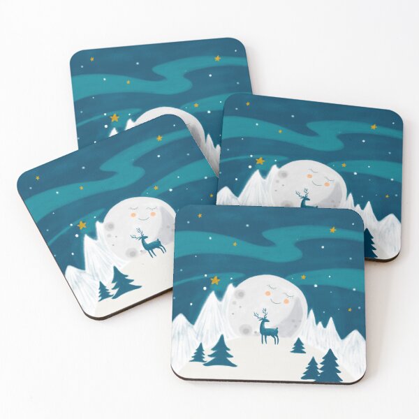 Item preview,  Magic winter night in the forest designed and sold by julswonderland.