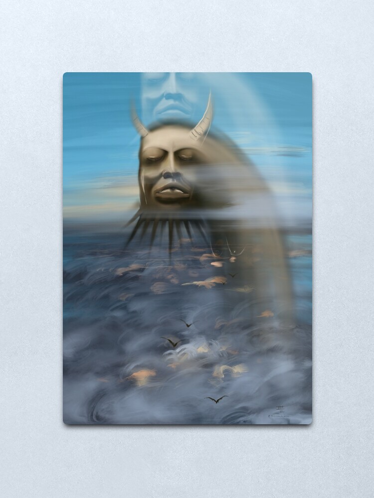 Alternate view of Flying post lockdown Metal Print