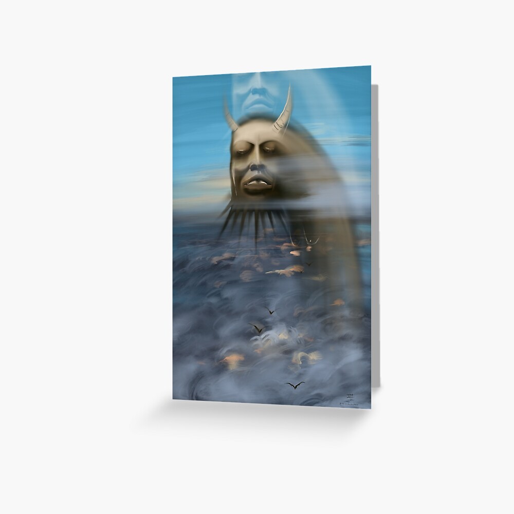 Item preview, Greeting Card designed and sold by anguanatatu.