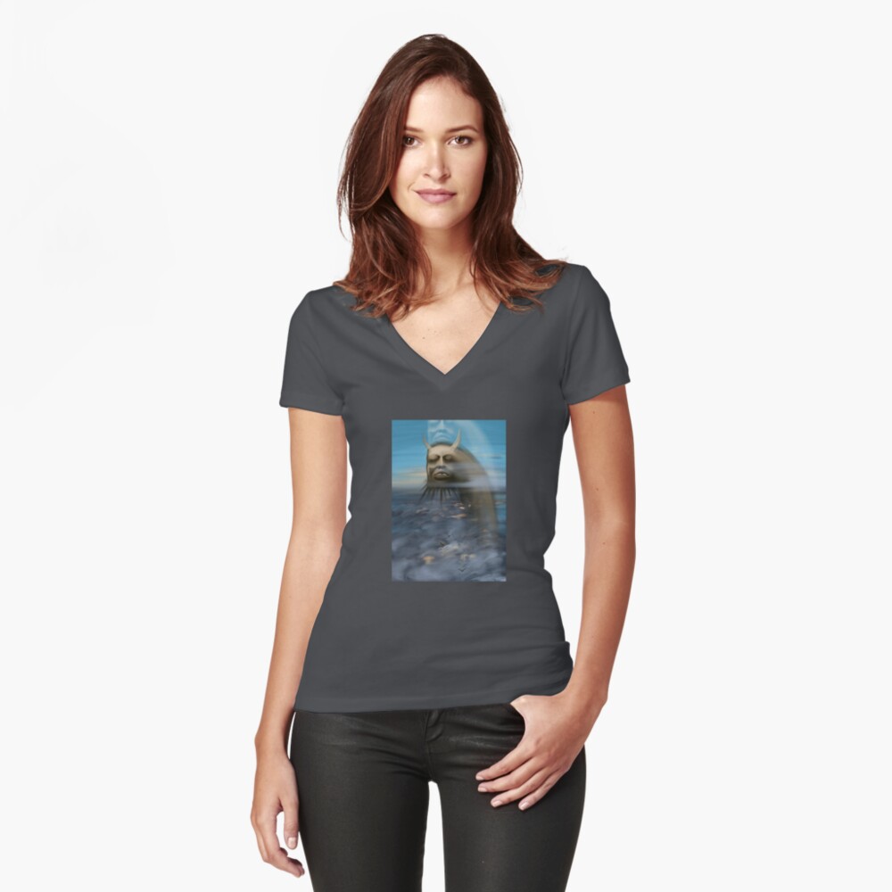 Flying post lockdown Fitted V-Neck T-Shirt