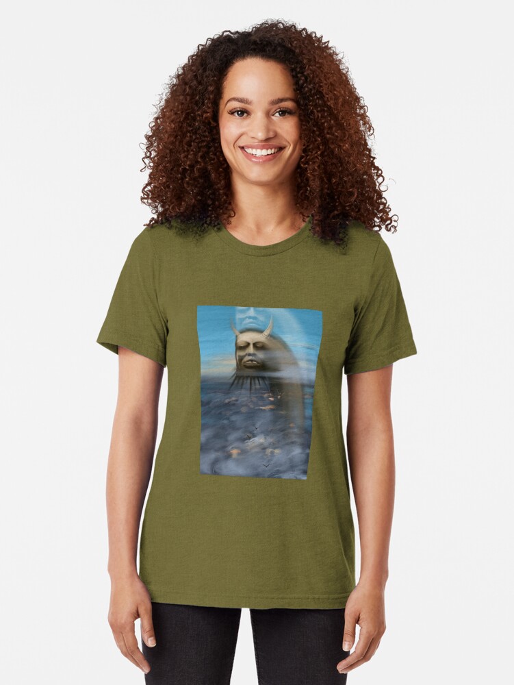 Alternate view of Flying post lockdown Tri-blend T-Shirt