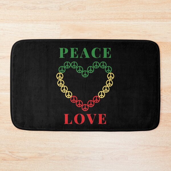 Item preview, peace and love designed and sold by JokesAndFun.