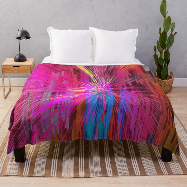 Item preview, Abstract Ray Mix Colorful Geometric Line Pattern / Liquid Psychedelic Art designed and sold by GuitarZan's.