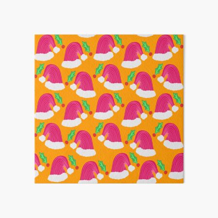 Santa hats Art Board Print