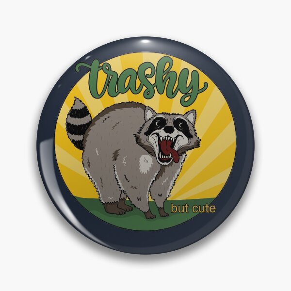Item preview, Raccoon - Trashy but cute designed and sold by ValentinaHramov.