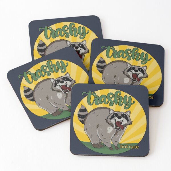 Item preview, Raccoon - Trashy but cute designed and sold by ValentinaHramov.