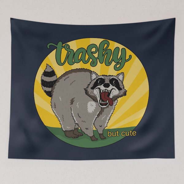 Item preview, Raccoon - Trashy but cute designed and sold by ValentinaHramov.