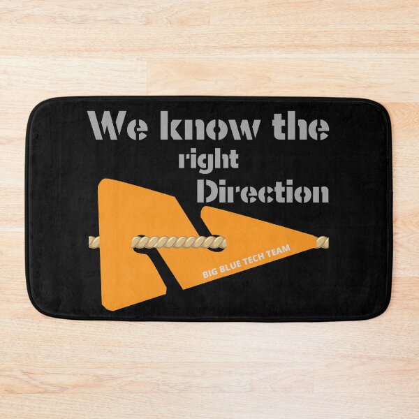 Item preview, Tech Divers Arrow Orange - The Right Direction designed and sold by BigBlueDiving.