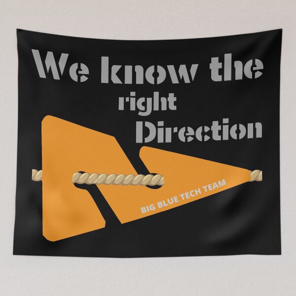 Item preview, Tech Divers Arrow Orange - The Right Direction designed and sold by BigBlueDiving.