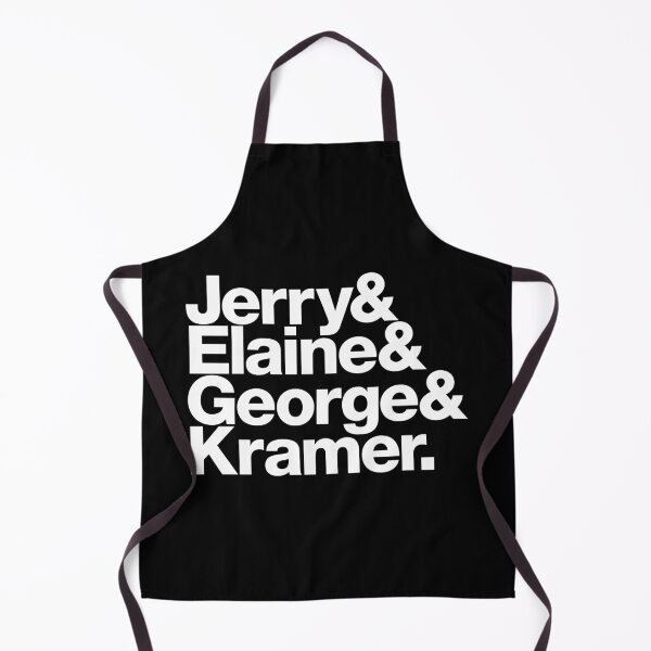 Artikelvorschau, Jerry & Elaine & George & Kramer (weiße Buchstaben) entworfen und verkauft von dudethecreator.