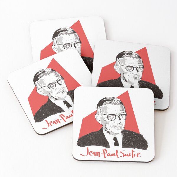 Item preview, Portrait of  Jean-Paul Sartre designed and sold by Emi Yañez.