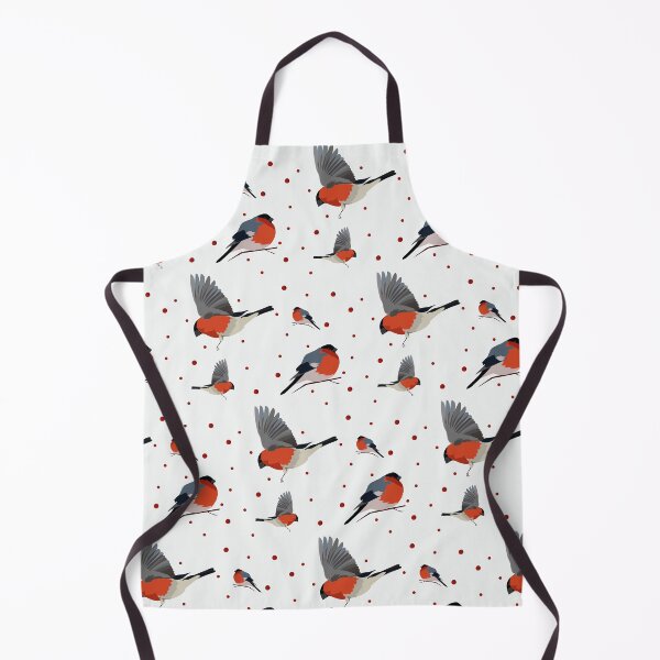 Item preview, Bullfinches and ashberries winter pattern designed and sold by Beresneva.
