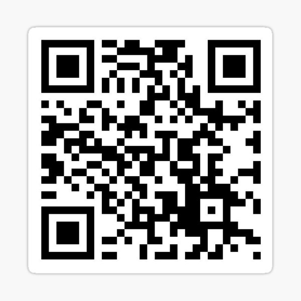Item preview, Pudding Supernatural QR Code sticker designed and sold by Shamanova95.