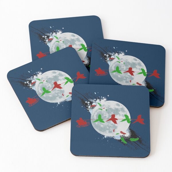 Item preview, Santa's Sleigh Ride with Christmas Parrots designed and sold by Alienphysique.