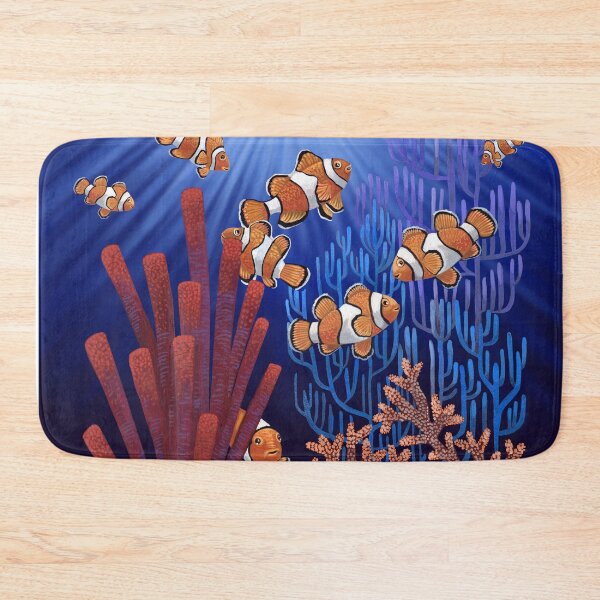 Item preview, Clown fish tank t shirt, clown fish sticker, nautical t shirt, designed and sold by Ruta.
