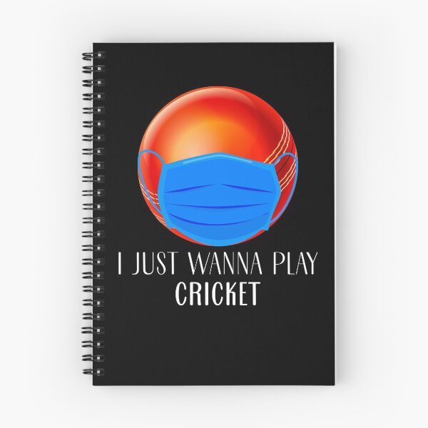Item preview, I Just Wanna Play Cricket wicket Funny Cricketer Mask Gift  designed and sold by aubb7.