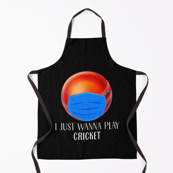 Item preview, I Just Wanna Play Cricket wicket Funny Cricketer Mask Gift designed and sold by aubb7.