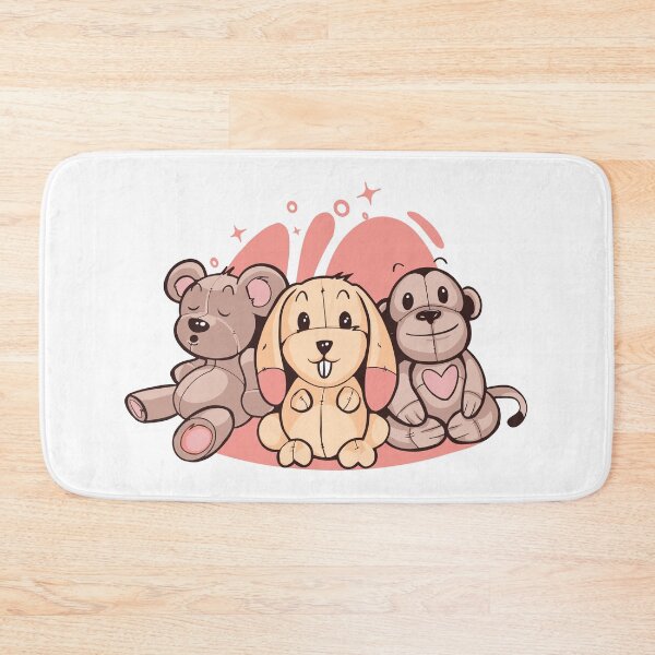 Item preview, Three Cute Stuffed Animals designed and sold by aliisik.