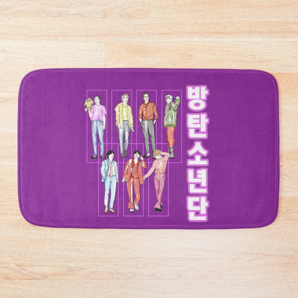 Item preview, Bangtan Sonyeondan BTS illustration designed and sold by Kdramaspot.