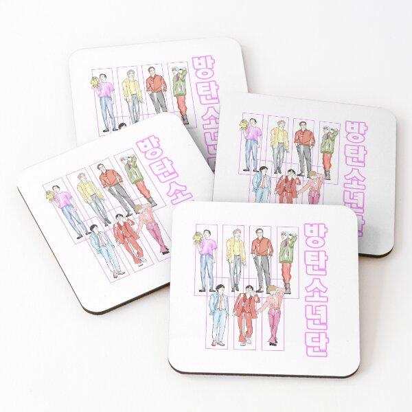 Item preview, Bangtan Sonyeondan BTS illustration designed and sold by Kdramaspot.