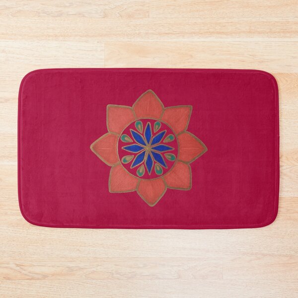Item preview, Simple Red Flower Mandala designed and sold by BelindaFuller.