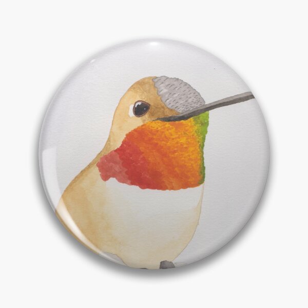 Item preview, Rufous Hummingbird designed and sold by TheWaterBirds.