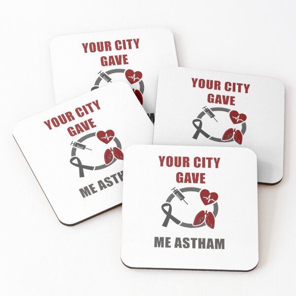 Item preview, your city gave me asthma t-shirts designed and sold by ishako online.
