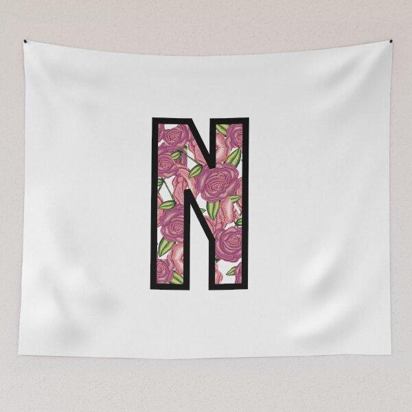 Item preview, Pretty Vintage Rose Letters - The letter N designed and sold by Pandoras-Boxx.
