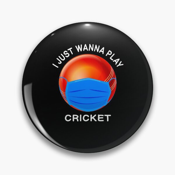 Item preview, I Just Wanna Play Cricket wicket Funny Cricketer Mask Gift designed and sold by aubb7.