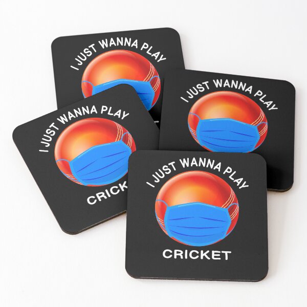 Item preview, I Just Wanna Play Cricket wicket Funny Cricketer Mask Gift designed and sold by aubb7.