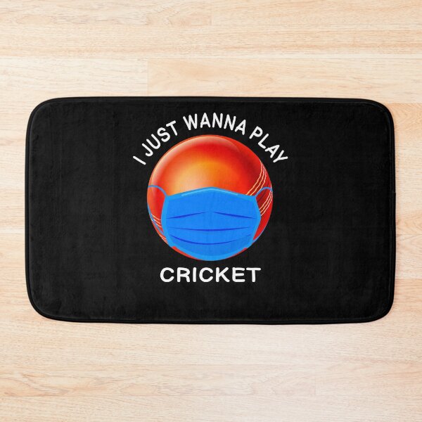 Item preview, I Just Wanna Play Cricket wicket Funny Cricketer Mask Gift designed and sold by aubb7.