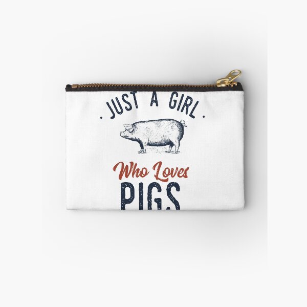 Item preview, Just A Girl Who Loves Pigs Funny Pig Lover Gift designed and sold by saadtraibiz.