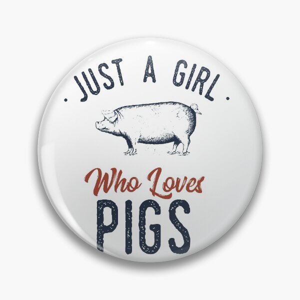 Item preview, Just A Girl Who Loves Pigs Funny Pig Lover Gift designed and sold by saadtraibiz.