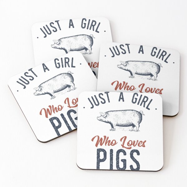 Item preview, Just A Girl Who Loves Pigs Funny Pig Lover Gift designed and sold by saadtraibiz.