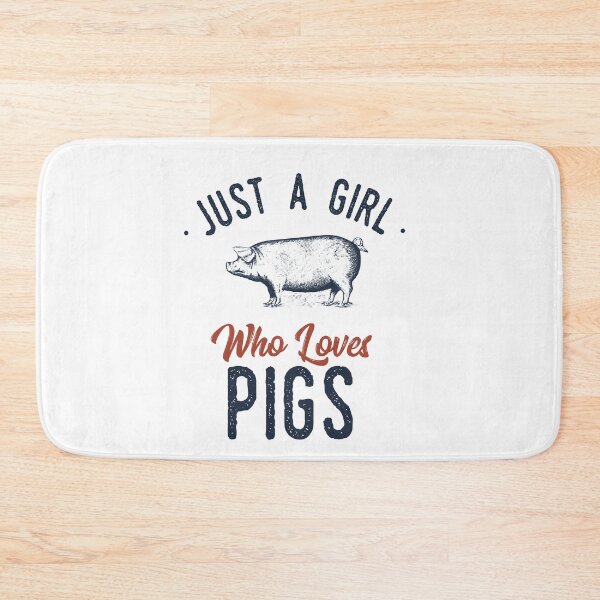 Item preview, Just A Girl Who Loves Pigs Funny Pig Lover Gift designed and sold by saadtraibiz.