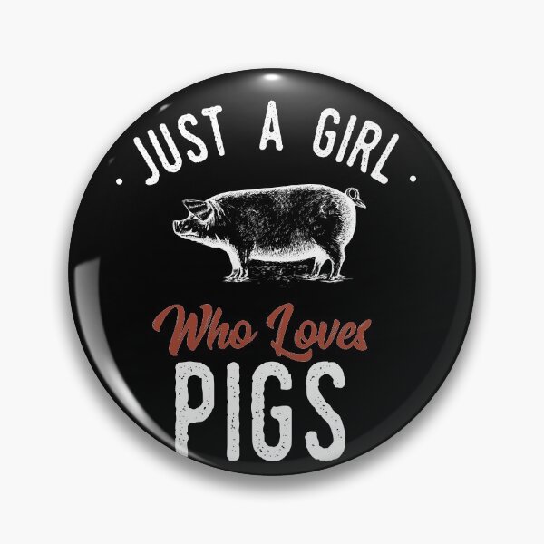 Item preview, Just A Girl Who Loves Pigs Funny Pig Lover Gift designed and sold by saadtraibiz.