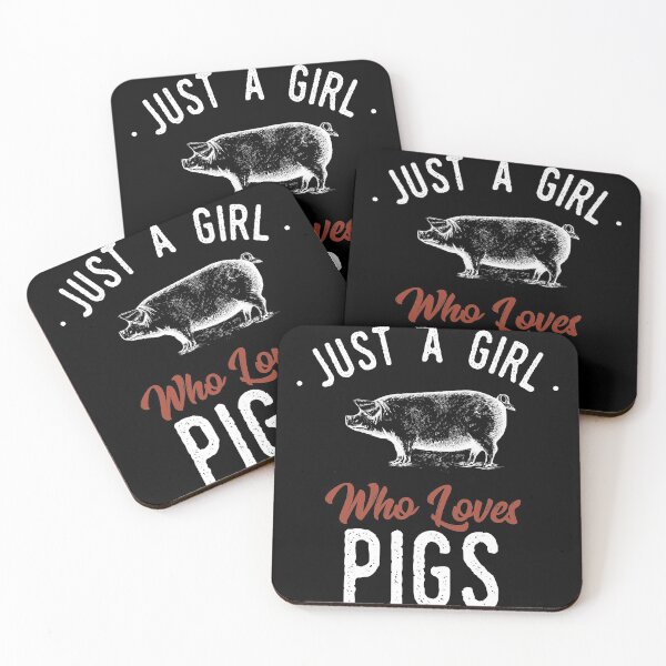 Item preview, Just A Girl Who Loves Pigs Funny Pig Lover Gift designed and sold by saadtraibiz.
