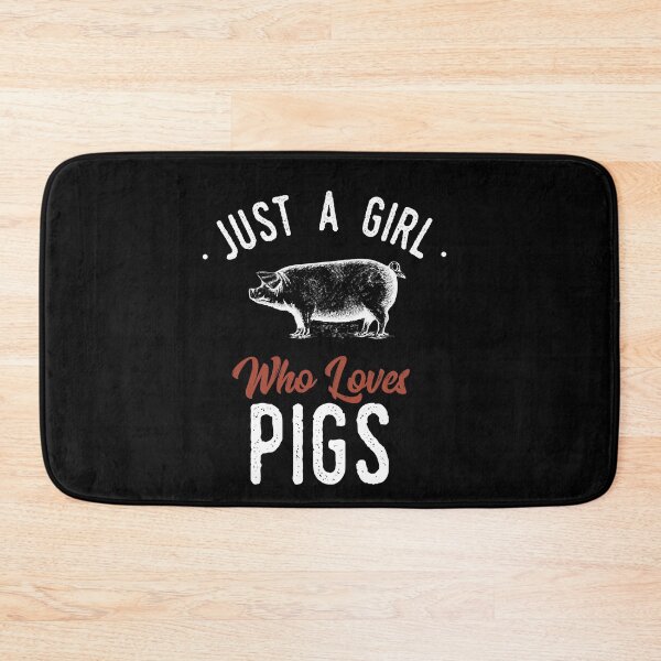 Item preview, Just A Girl Who Loves Pigs Funny Pig Lover Gift designed and sold by saadtraibiz.