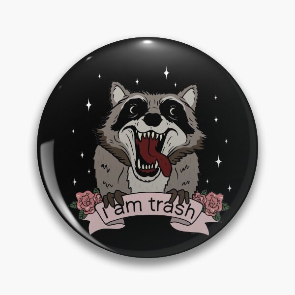 Item preview, Raccoon - I am trash designed and sold by ValentinaHramov.