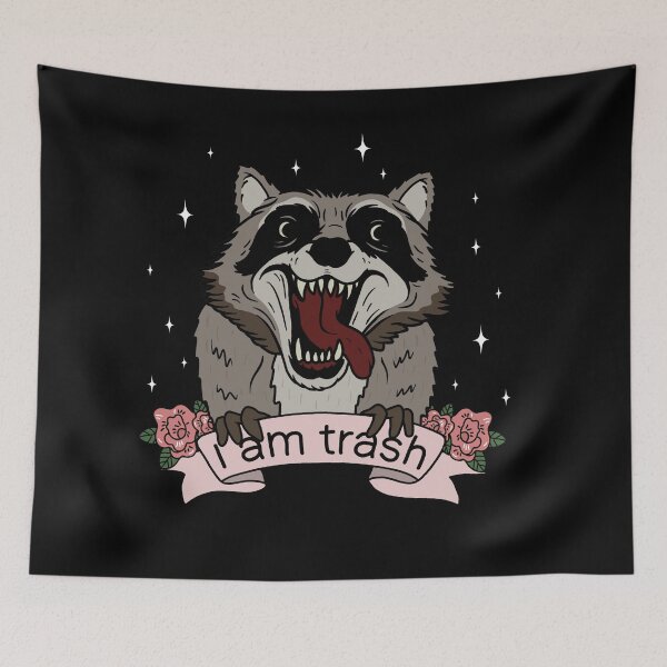 Item preview, Raccoon - I am trash designed and sold by ValentinaHramov.