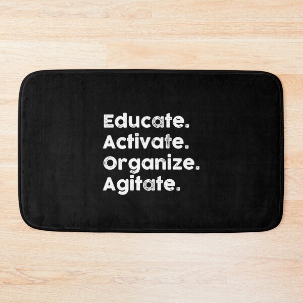 Item preview, Educate Activate Organize Agitate designed and sold by GoldenDov.