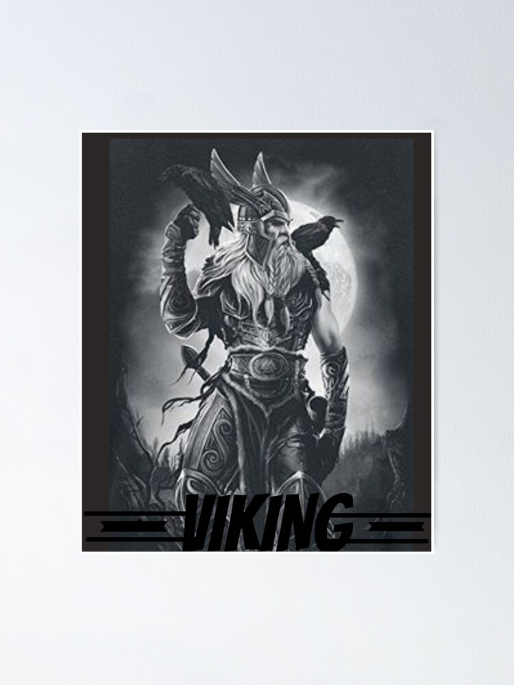 Scandinavian God - Odin Poster for Sale by MyFavorTee